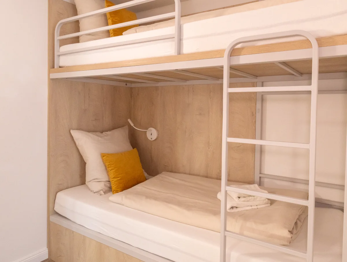 Boutique Kombüse – kompaktes Doppelzimmer im FairSchlafen Hotel